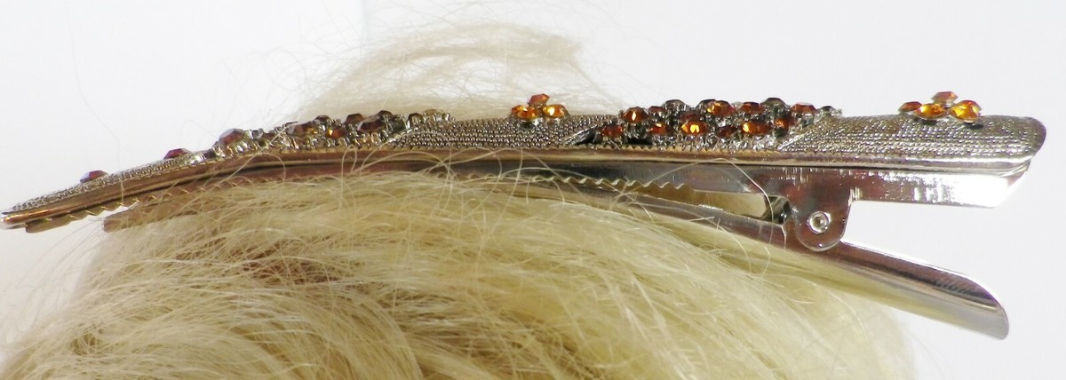 Pnce à cheveux métal argent barette argent métal 3 talles | Etsy France