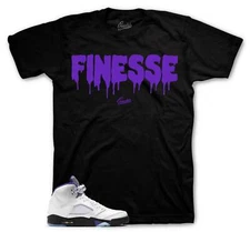 Shirt To Match Jordan 5 Concord - Finesse Sneaker Tee