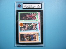 1980 1980/81 TOPPS NBA BASKETBALL CARD #45 95 226 JOHN JOHNSON LEADER KSA 8 GL