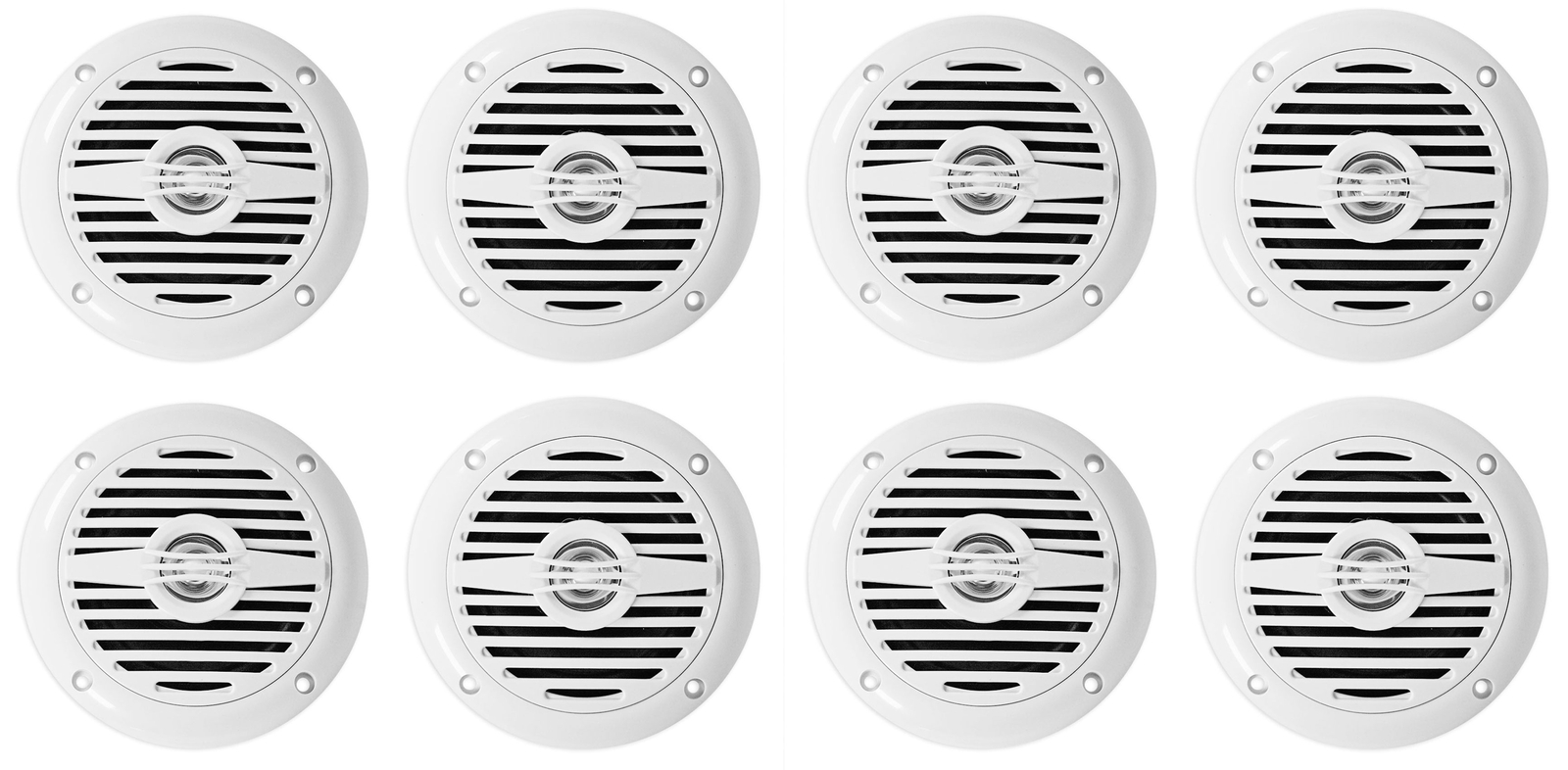 8 Rockville MS40W White - 4 компактные и мощные акустические системы для морских судов мощностью 200 Вт 16290₽