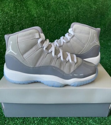 Nike Air Jordan 11 Retro GS 'Cool Grey' 2021 Sneakers Youth Size