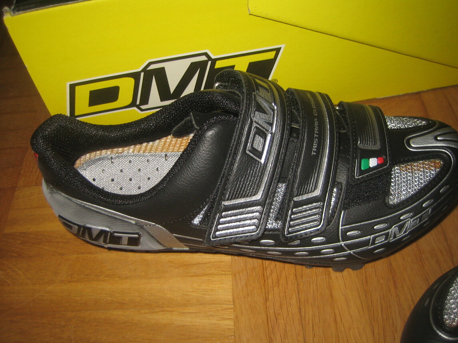 MTB Schuhe - DMT Marathon Gr.39 (Italienisch) schwarzsilberNEU