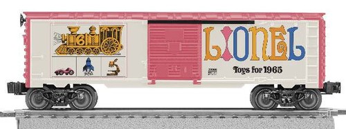 LIONEL #29965 ART CAR BOXCAR 2 PACK