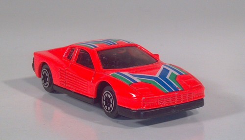 1984 Ferrari Testarossa Scale Model Fluorescent Orange - Picture 9 of 10