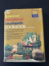 The American International Encyclopedic Cookbook 1972 Vintage Recipe Book HC DJ