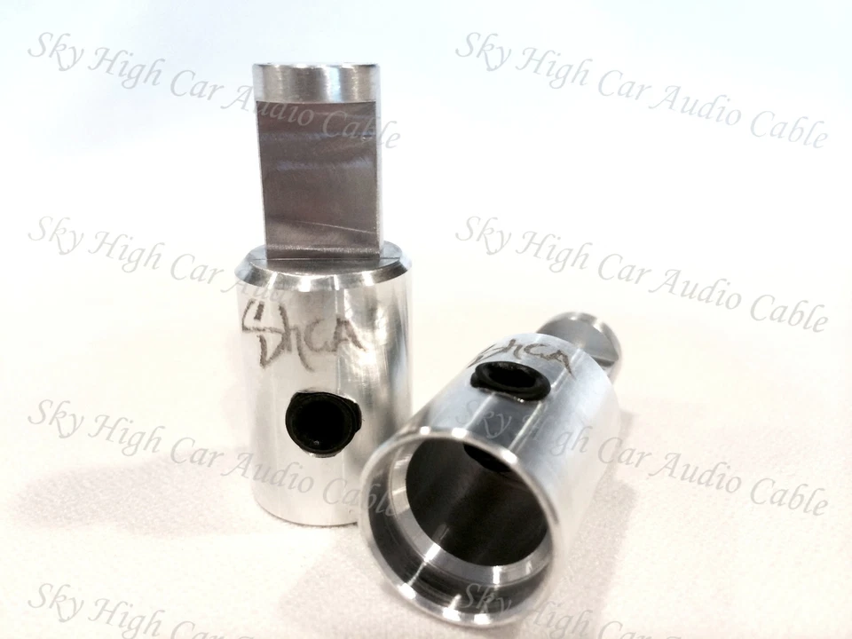 Pair of Sky High Car Audio 1/0 Gauge to 1/0 Gauge Amp Input FREE SHIP Inputs  - Image 2 of 2