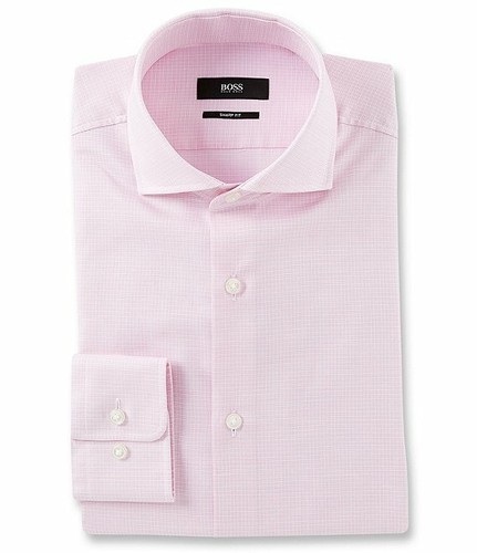 BLACK LABEL DRESS SHIRT SHARP FIT PINK 