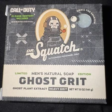 Dr. Squatch Call Of Duty Ghost Grit Limited Edition Bar Soap