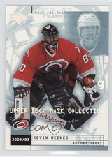 2002-03 Upper Deck Mask Collection Teammates Arturs Irbe Kevin Weekes #17 0q3