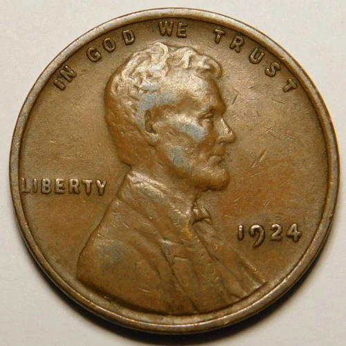 1924 P Lincoln Wheat Cent Penny EF - XF   "Actual Coin Pictured"