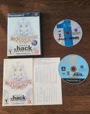 .Hack: Infection Manual, Anime DVD, Reg Card Included PlayStation 2 PS2 dot hack