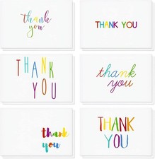 Juvale Thank You Cards with Envelopes Blank Notes Kids