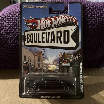Hot Wheels Boulevard Ahead of Its Time Real Riders Buick Grand National Black