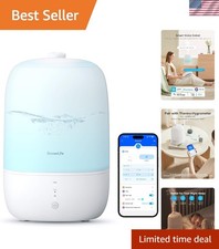 Whisper-Quiet 3-in-1 Smart Humidifier: Essential Oil Night Light Features