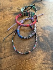 New Adjustable Woven Boho Surf Beach Bracelet Unisex -Friendship .X4 Bracelets