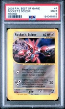 2003 POKEMON BEST OF GAME PROMO #4 ROCKET'S SCIZOR PSA 9 on eBay