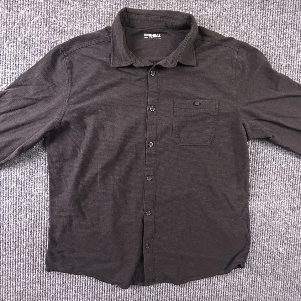 32 Degrees Cool Mens Large Long Sleeve Button Up Casual Shirt W/ Pocket - Image 2 of 4