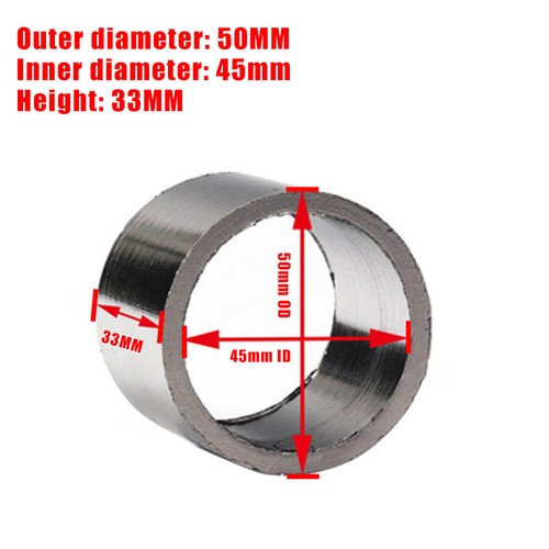 Joint de tuyau d'échappement de puits de moto joint graphite bague silencieux connecteur - Photo 8/10