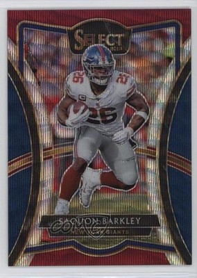 2019 Panini Select Premier Level Tri-Color Prizm /199 Saquon Barkley #174 16wc