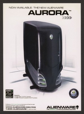 Alienware Aurora AMD Athlon 64 FX-51 Computer Promo Ad Art Print