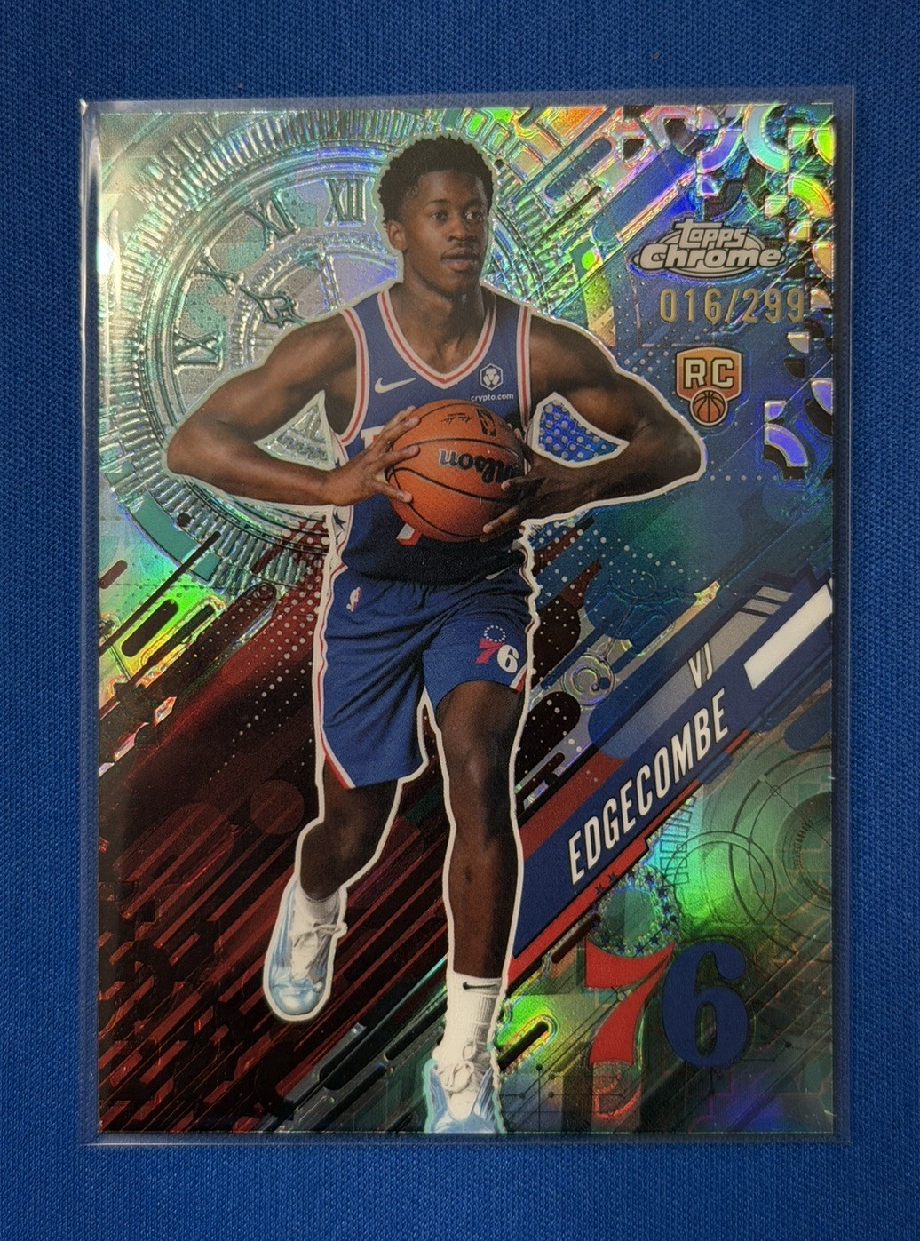 2025-26 Topps Chrome Go Time Teal Refractors #GT-13 VJ Edgecombe Rookie /299