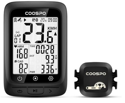 COOSPO BC107 + BK467 ANT GPS Fahrradcomputer Bluetooth Tacho IP67 Fahrrad