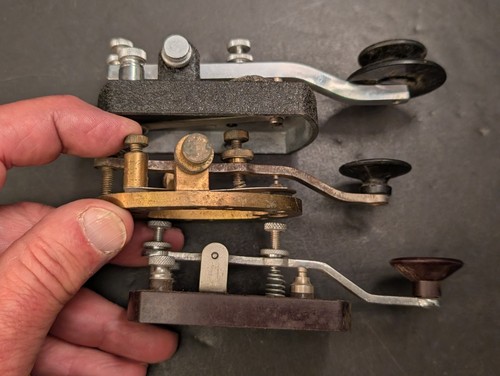 Assrted Lot Used Morse Code Keys Keyers SpeedX Signal Menominee MI parts repair - Zdjęcie 15 z 15