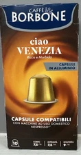 Caffe Borbone Ciao Venezia Blend Aluminum Coffee 10 Capsules …  New In Box
