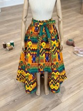 Real African Wax Print Skirt