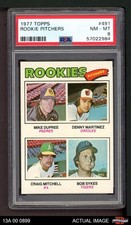 1977 Topps #491 Dennis Martinez Rookie Pitchers PSA 8 - NM/MT