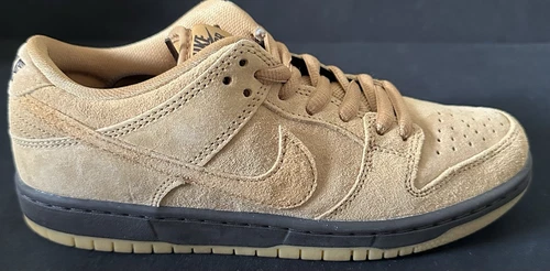 Nike Air SB Dunk Low Pro Wheat Baroque Brown Gum Mocha Men Sz 6.5 New BQ6817-204