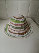 bunt gestreifter Damen Sommerhut Sonnenhut St...