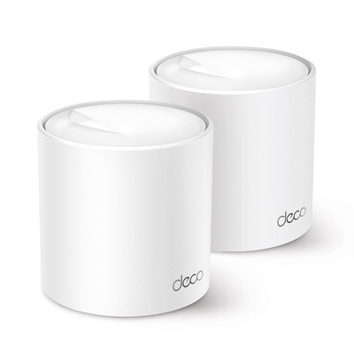 TP-Link Deco X50 Mesh WLAN Set 2er Pack AX3000 Dual Band Router & Repeater WPA3