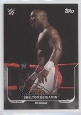 2021 This Month In WWE History Topps Online Exclusive /70 Shelton Benjamin tr4
