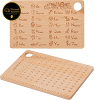 FrüHstüCksbrettchen Kinder ABC Und 1X1 FrüHstüCksbrett Schulanfang Geschenke Sch