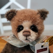Ltd. Ed. Brown Mohair Charlie Bears Minimo Teddy Bear Panda 