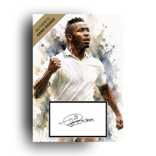 Limited Edition 1/1 Lucas Radebe Hand Signed Leeds Artwork &ndash; Only One