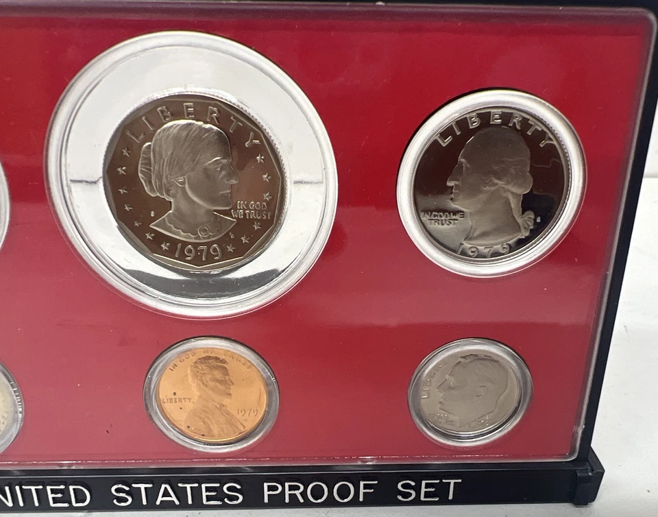 1979 US Coins Proof Set In It's Own Display Case Complete - Image 3 of 4