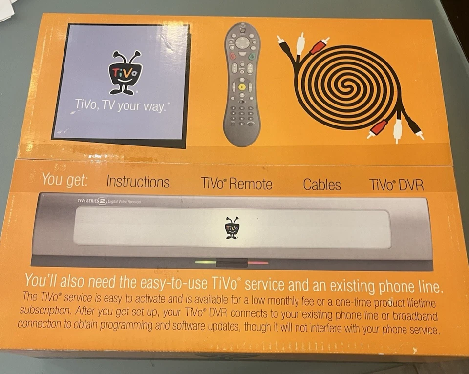 The TiVo Box TCD540040 DVR Digital Video Recorder Dual Tuner 40 hrs. - Image 3 of 4