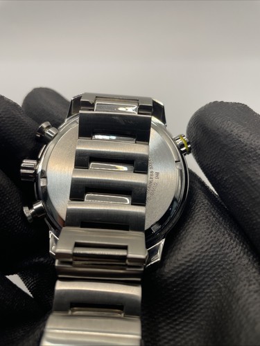 Seiko Herren Prospex Speedtimer Solar Chronograph schwarzes Zifferblatt Uhr SSC369 - Bild 4 von 4