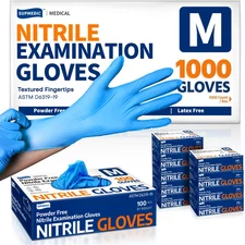 Medical Soft Max™ Nitrile Exam Gloves, 1000 Pcs, Latex-Free, Blue