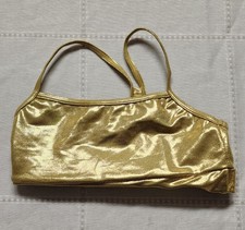 Balera Gold Polyester and Spandex Camisole Dance Top Size Girls Medium MC