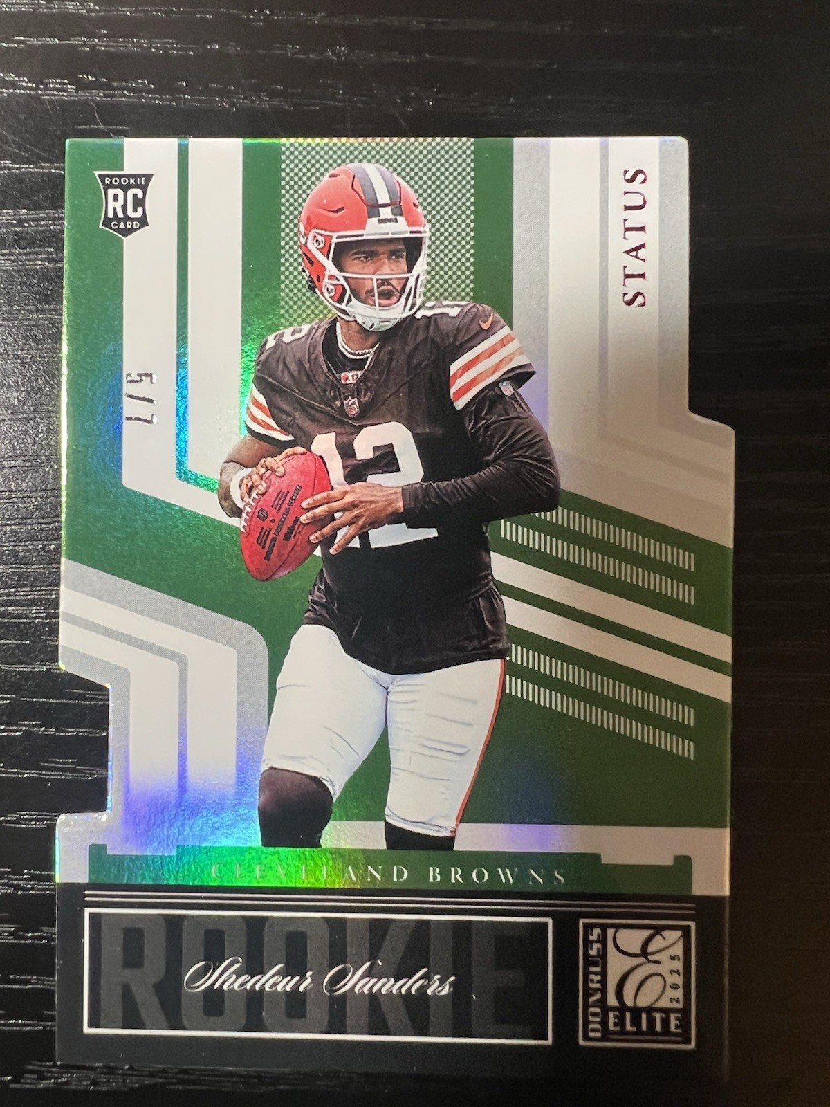 Shedeur Sanders Panini Donruss Elite 2007 Elite Rookies #15 Status Die-Cut