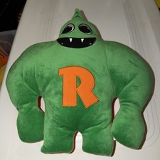 Alphabeasts Alphabet Letter Plush Monster Learning ABCs Pillow Rr