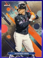 2025 Topps Finest - Francisco Lindor Common #45 - New York Mets