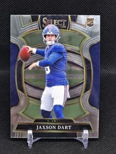 2025 Panini Select Jaxson Dart RC #93 New York Giants NFL Rookie QB Concourse 