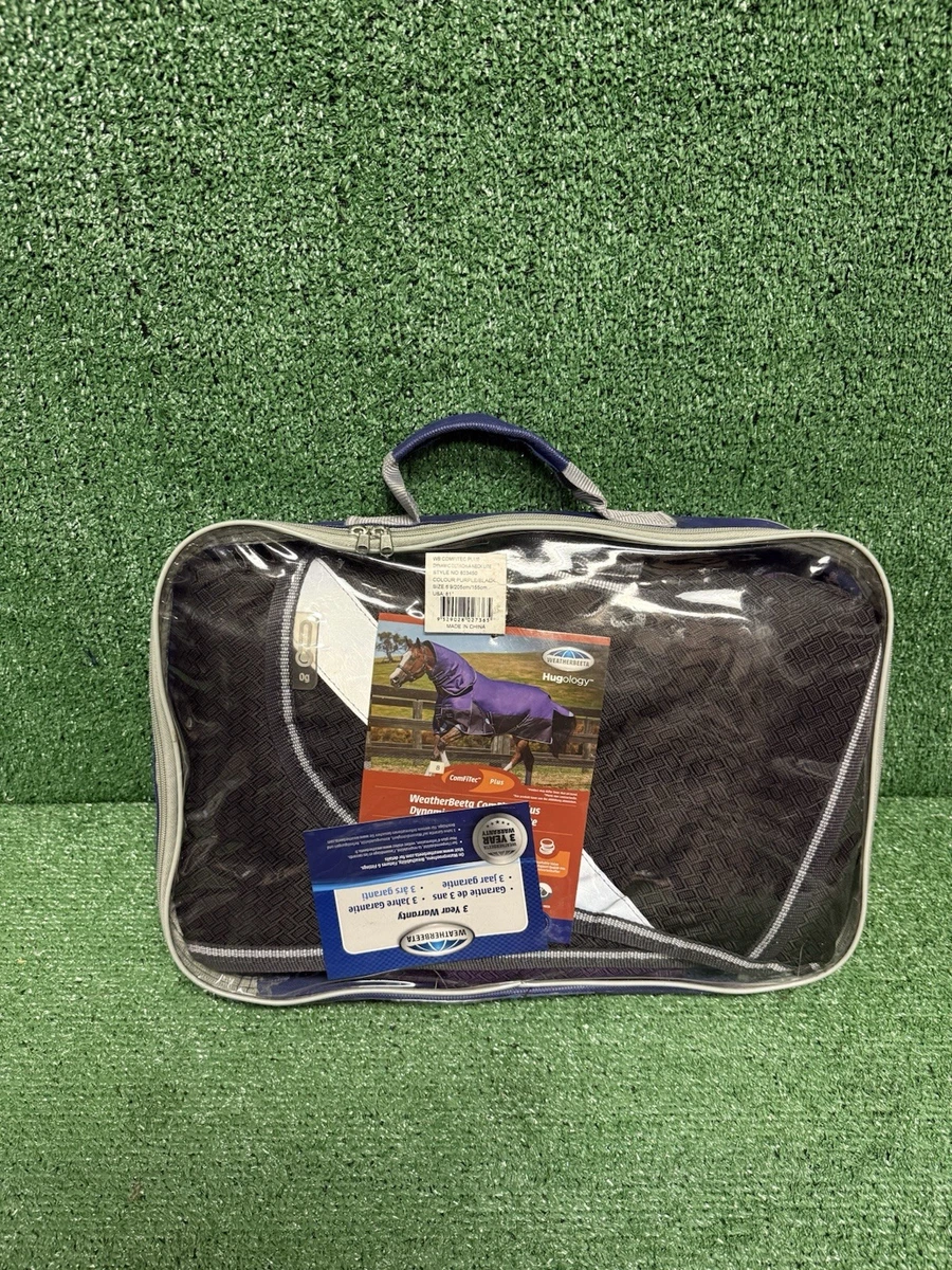 Coperta Invernale Per Cavallo Equitack 600D 50g Collo Intero, Rosso/nero, Taglie 5'3-6'9