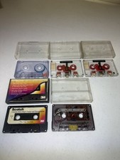 Lot Of 5 Unknown Scotch 3M Tape Deck Head Cleaner  Demagnetizers Cassette OLD