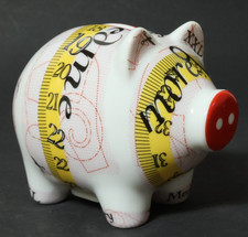 Ritzendorff Sparschwein Spardose Ulrike Klaus Mini Piggy Bank Sieger Design Sau