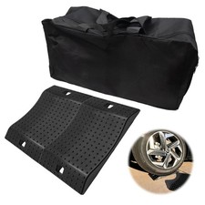 Rubber Tire Saver Ramps Heavy Duty Anti-Slip Car Tire Ramps 60000 lbs Capacit...